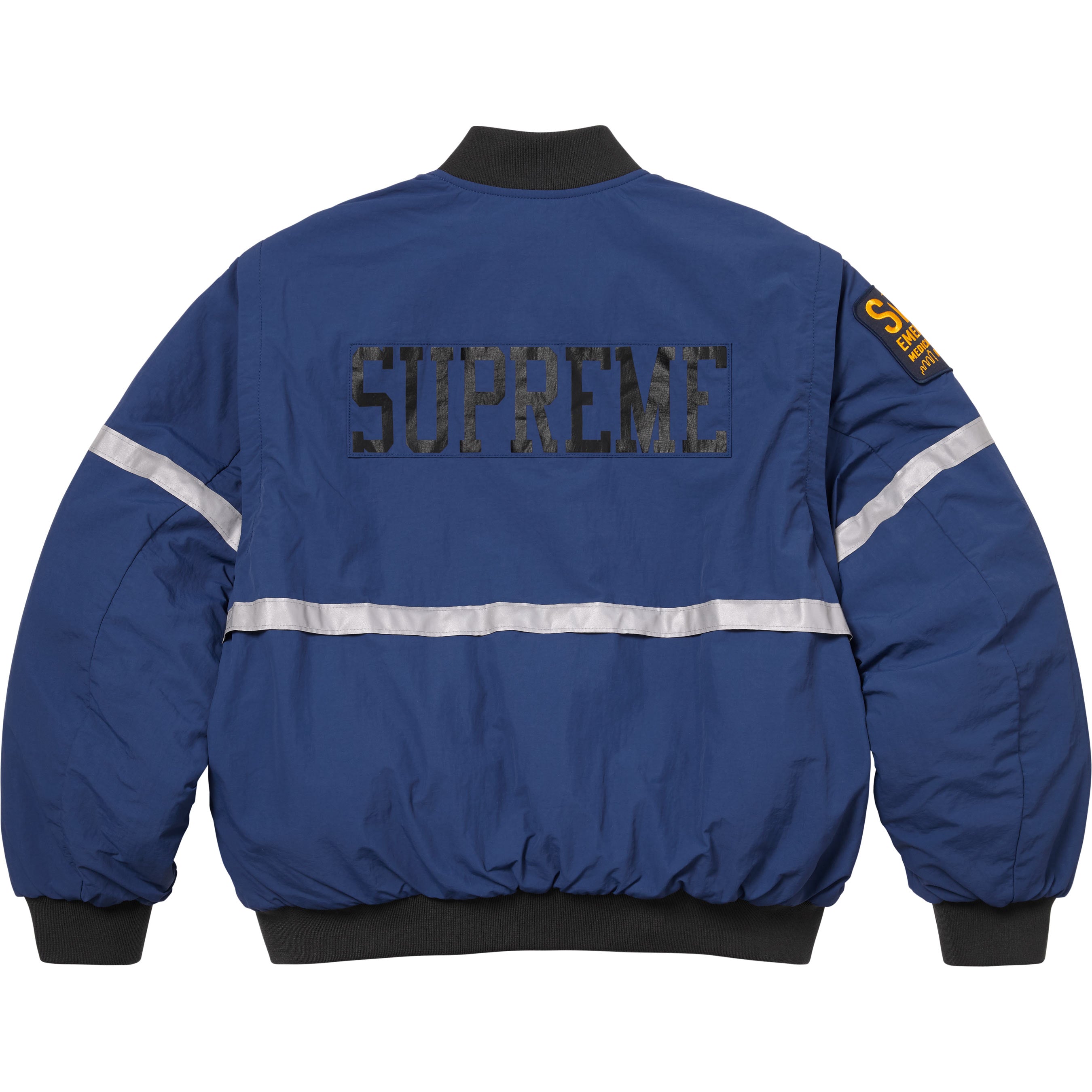 Zip-Off Sleeve Reflective Stripe Jacket view 11